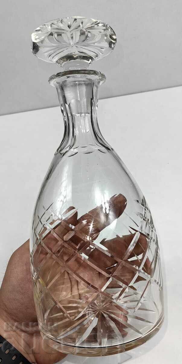 GARAFĂ DE CRISTAL STICLĂ BUTELIE VIN RAHAT CRISTAL EXCELENT
