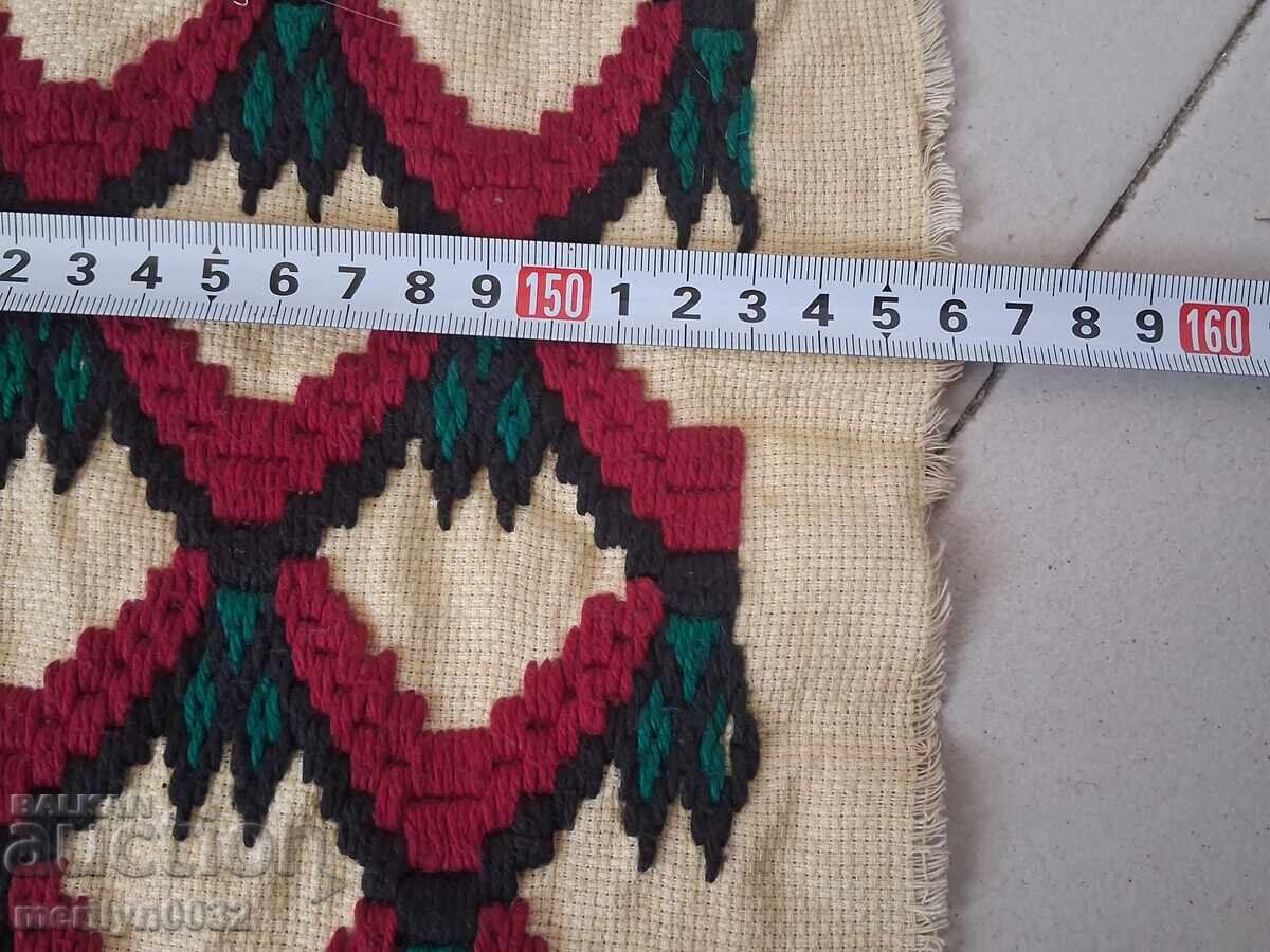 Covor vechi de perete broderie bulgărească panou, covor tablou - 5 Covor vechi de perete broderie bulgărească panou, covor tablou - 5