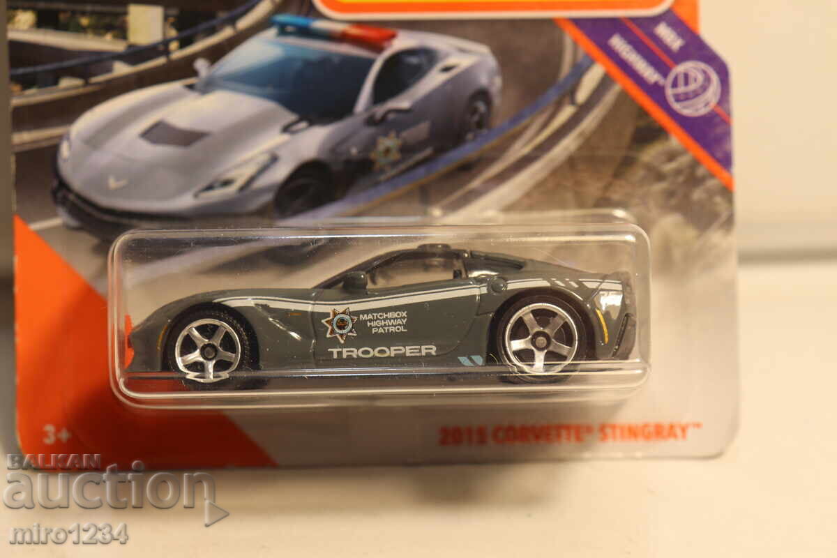 MAȘINUȚĂ JUCĂRIE MODEL POLIȚIE MATCHBOX CORVETTE cu preț € 2.50 | 4.89 BGN