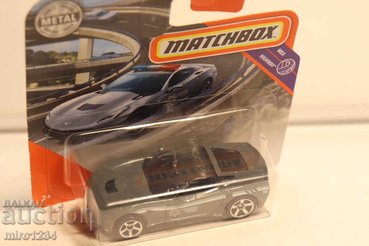Licitație MAȘINUȚĂ JUCĂRIE MODEL POLIȚIE MATCHBOX CORVETTE