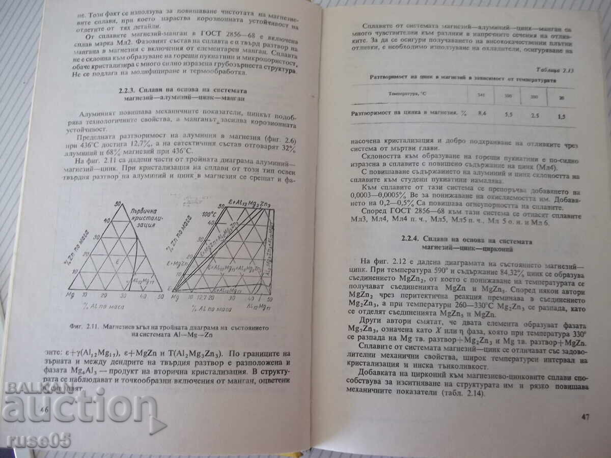 Δημοπρασία Βιβλίο "Εγχειρίδιο χύτευσης μη σιδηρούχων μετάλλων και...-Ρ.Σλάβοφ"-456σελ
