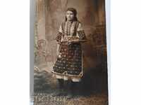 1925 НОСИЯ СУКМАН КЪРПА ПРЕСТИЛКА СТАРА СНИМКА ФОТОГРАФИЯ