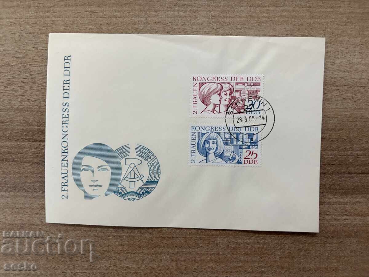 ΛΔΓ - Φάκελος πρώτης ημέρας κυκλοφορίας - Εθνικό Συνέδριο Γυναικών (1969)