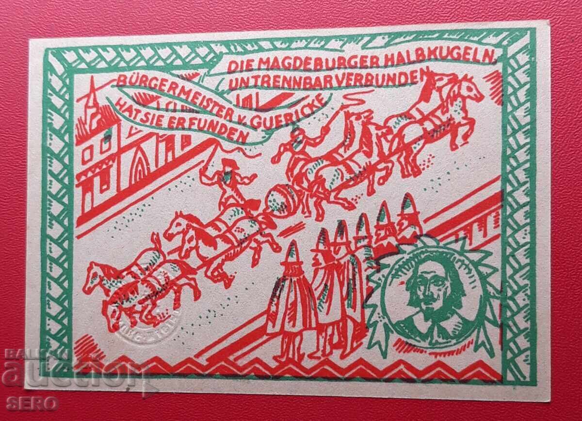 Банкнота-Германия-Саксония-Магдебург-50 пфенига 1921 с цена € 0.51 | 1.00 лв.