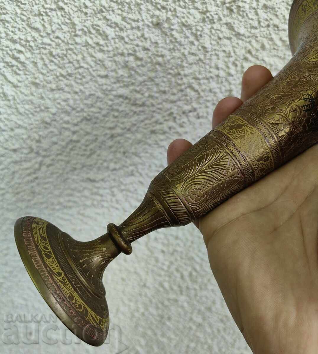Δημοπρασία ΙΝΔΙΚΟ ΜΕΤΑΛΛΙΚΟ ΧΑΡΑΓΜΕΝΟ ΒΑΖΟ Δημοπρασία ΙΝΔΙΚΟ ΜΕΤΑΛΛΙΚΟ ΧΑΡΑΓΜΕΝΟ ΒΑΖΟ