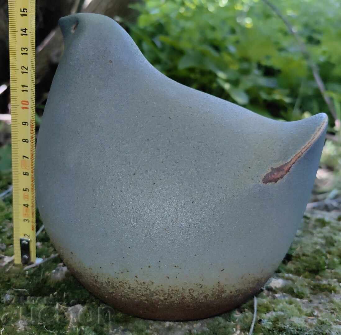 FIGURINĂ MARE STATUETĂ PUI PASĂRE CERAMICĂ ? - 7