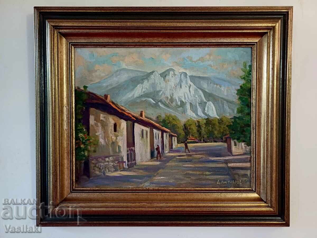 Όμορφος και παλιός πίνακας του Ντιμίταρ Λιούτιμπροντσκι - 7