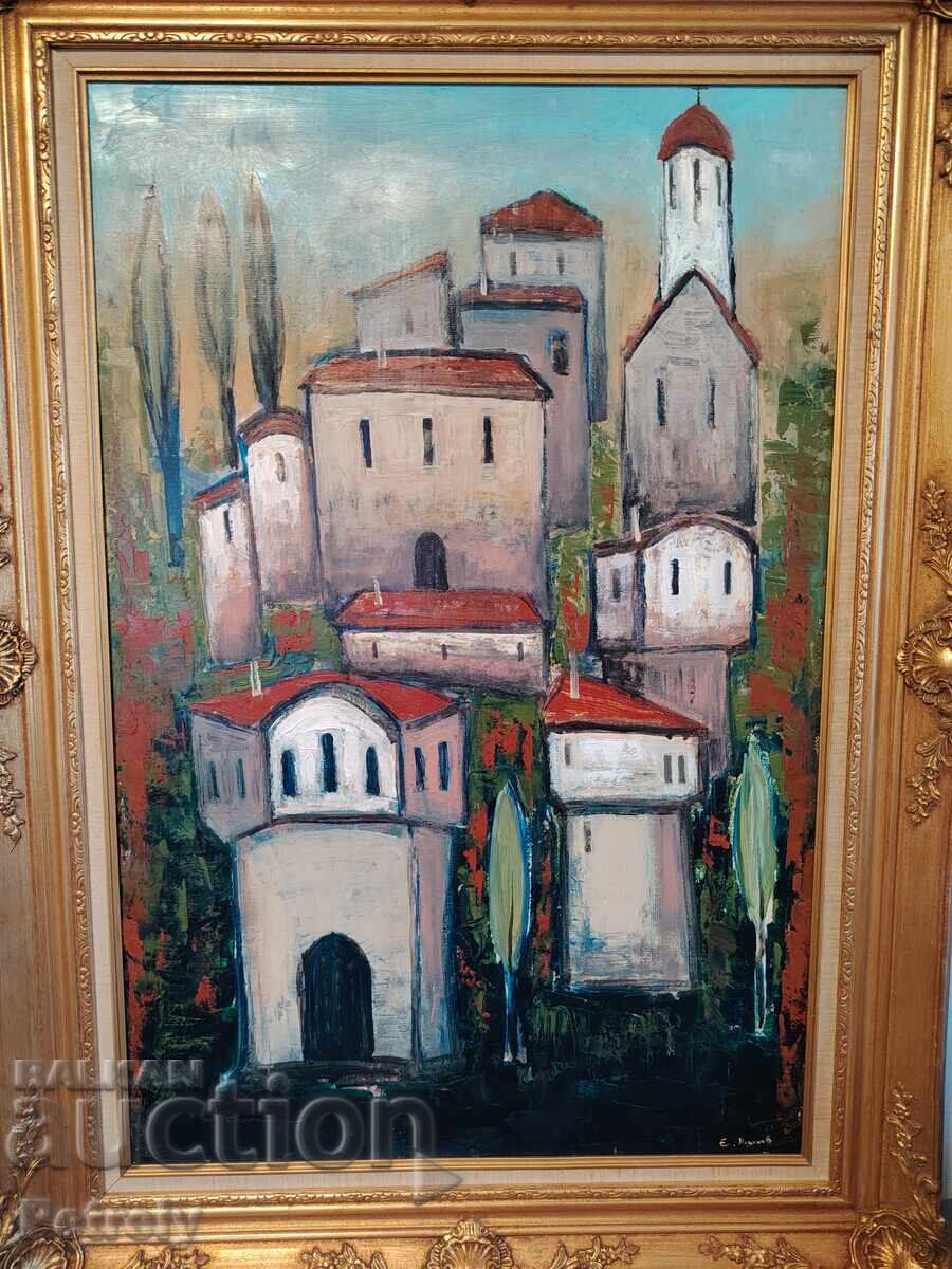 Large oil painting with price € 250.00 | 488.96 BGN