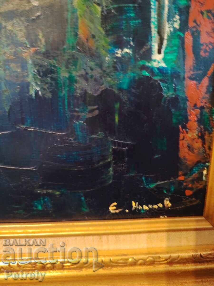 Delivery of Large oil painting