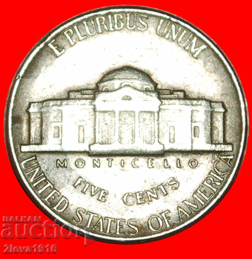 MONTICELLO 1938-2003: SUA★5 CENȚI 1947 JEFFERSON 1801-1809 cu preț € 1.19 | 2.33 BGN