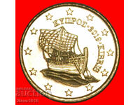 Ⰺ GREECE (2008-2024): CYPRUS★10 CENTS 2019! SHIP NORDIC GOLD