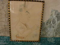 Tablou vechi 34 / 26 cm Vasil Kovachev-Timofey 1937