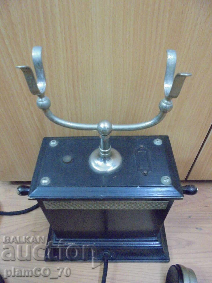 №*8648 Стар шведски телефон с две манивели - 6