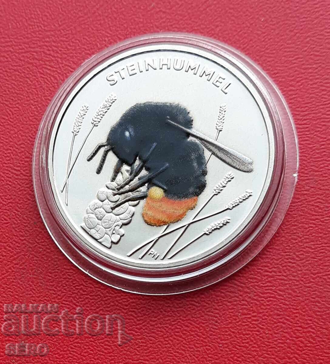 Germania - 5 euro 2024 - Lumea minunată a insectelor - Coadă roșie Germania - 5 euro 2024 - Lumea minunată a insectelor - Coadă roșie