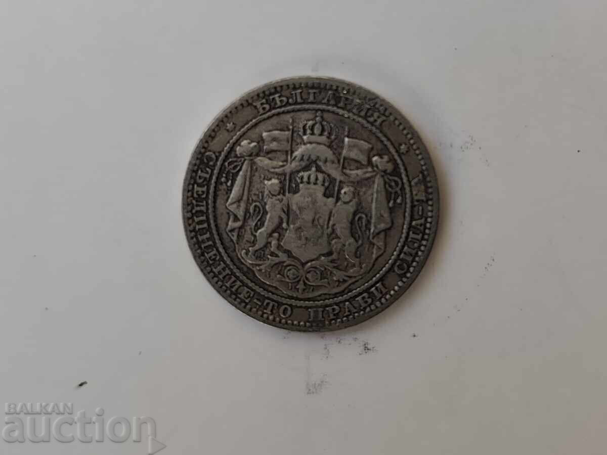 Licitație 0.01 cenți Monedă bulgărească de argint 1 lev 1882 - B.Z.Ts Licitație 0.01 cenți Monedă bulgărească de argint 1 lev 1882 - B.Z.Ts