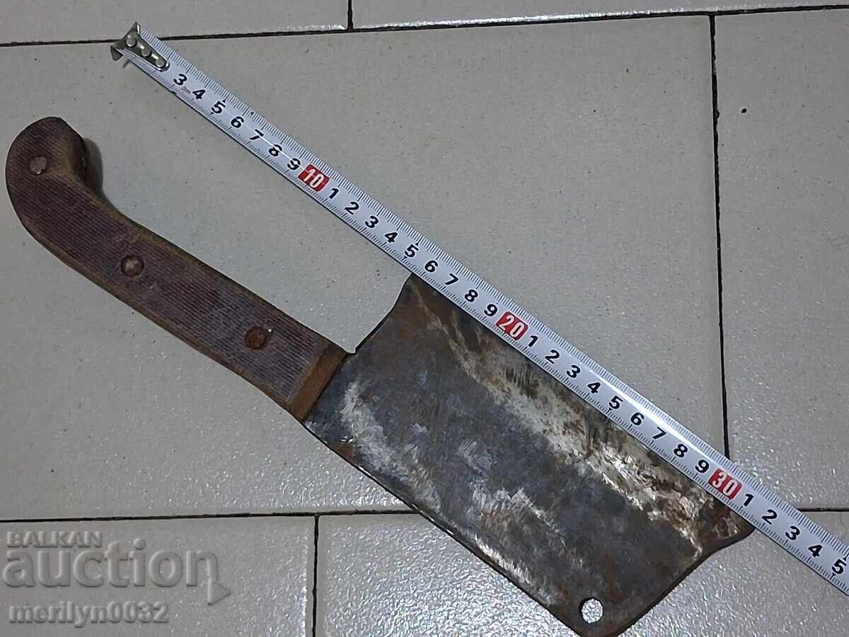 Old forged saber, axe, axe, knife, machete - 6