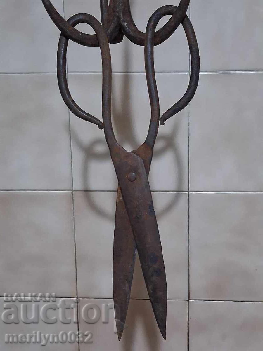 Old hand forged scissors, wrought iron with price € 21.99 | 43.01 BGN