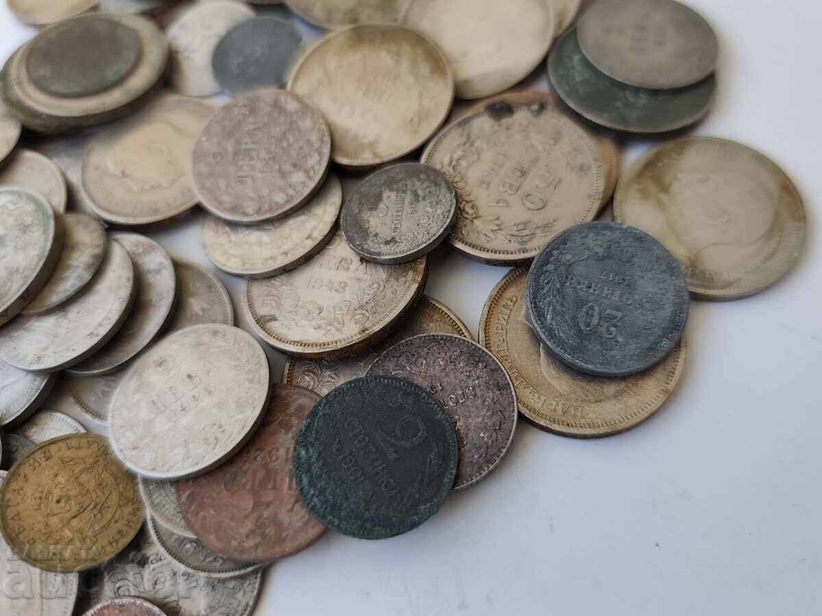 Licitație 0.01 tsent Lot tsarski moneti 75 broya - B.Z.TS