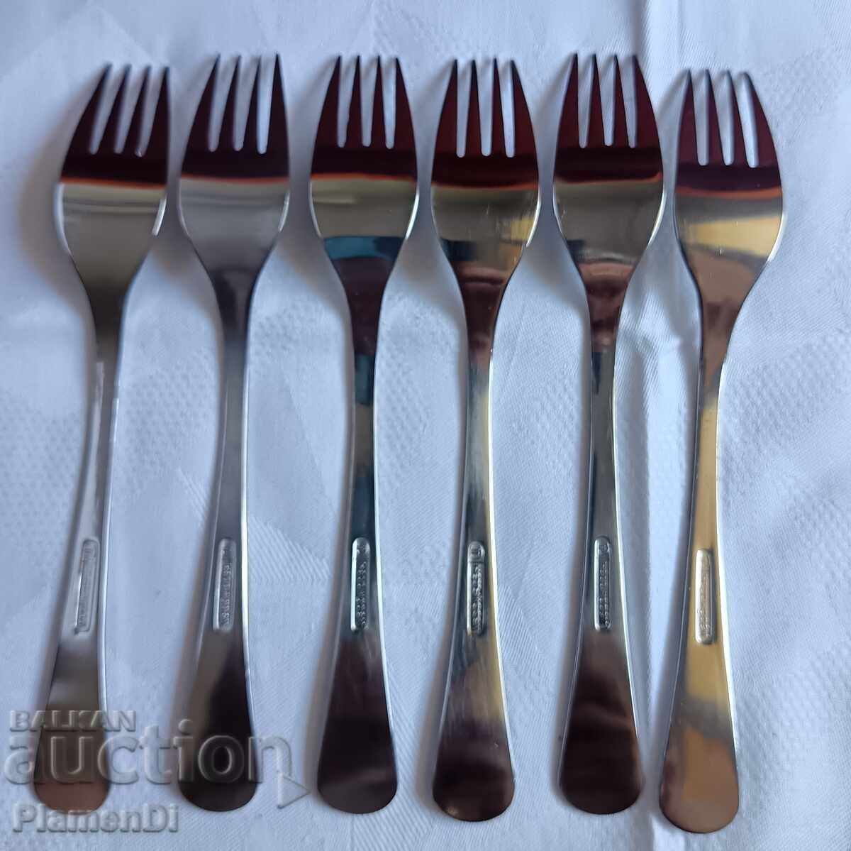 Σετ - Πιρούνια 6 τεμάχια "Petko Denev" Gabrovo με τιμή € 9.20 | 17.99 BGN Σετ - Πιρούνια 6 τεμάχια "Petko Denev" Gabrovo με τιμή € 9.20 | 17.99 BGN