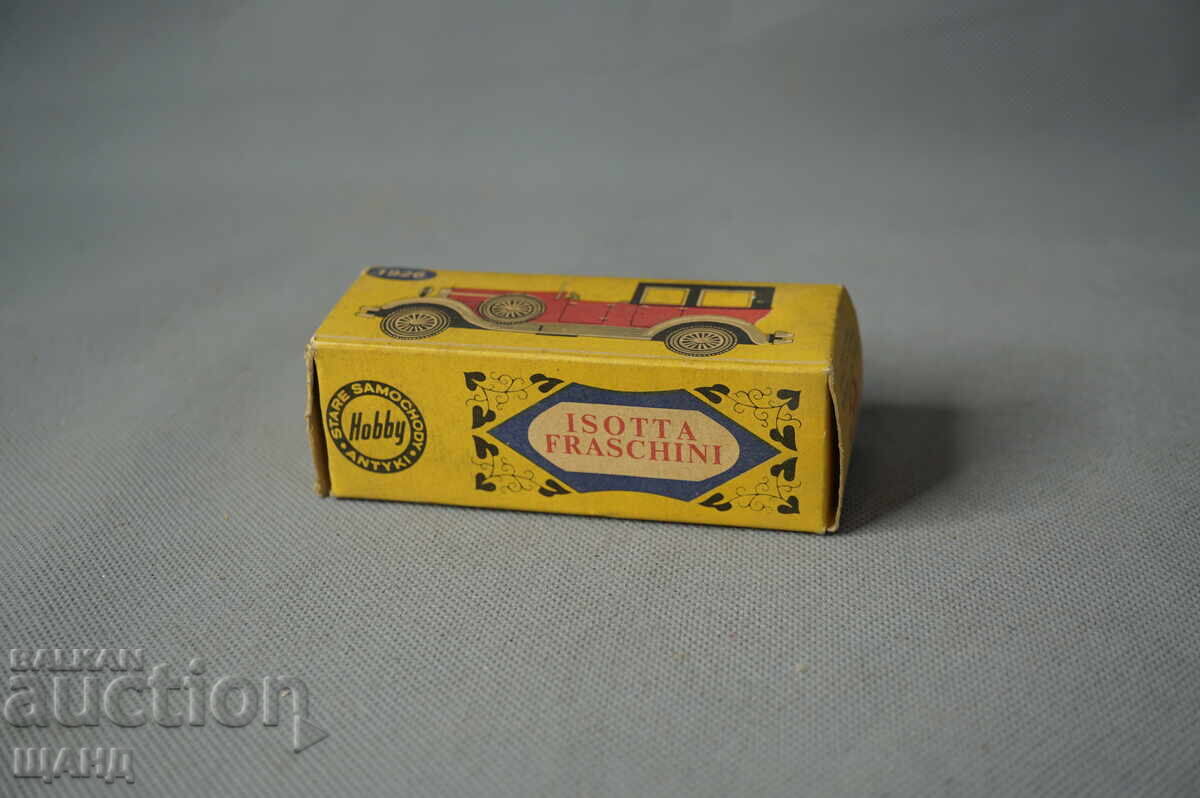 ESTETICĂ ISOTTA FRASCHINI 1926 Cutie pentru mașinuță de jucărie cu preț € 5.45 | 10.66 BGN