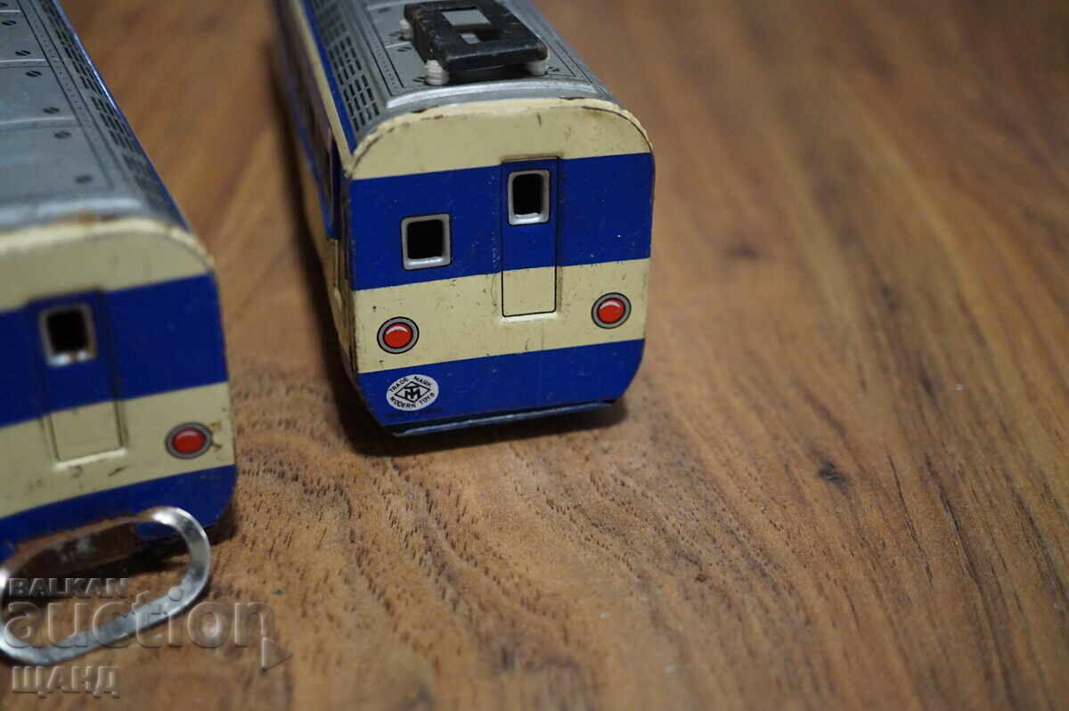 Veche jucărie japoneză din tablă model tren de mare viteză - 5