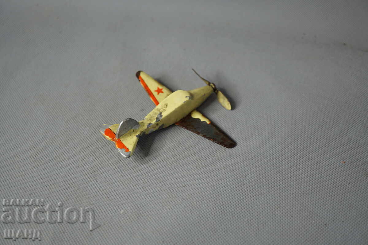 Auction  Vintage Russian metal model airplane