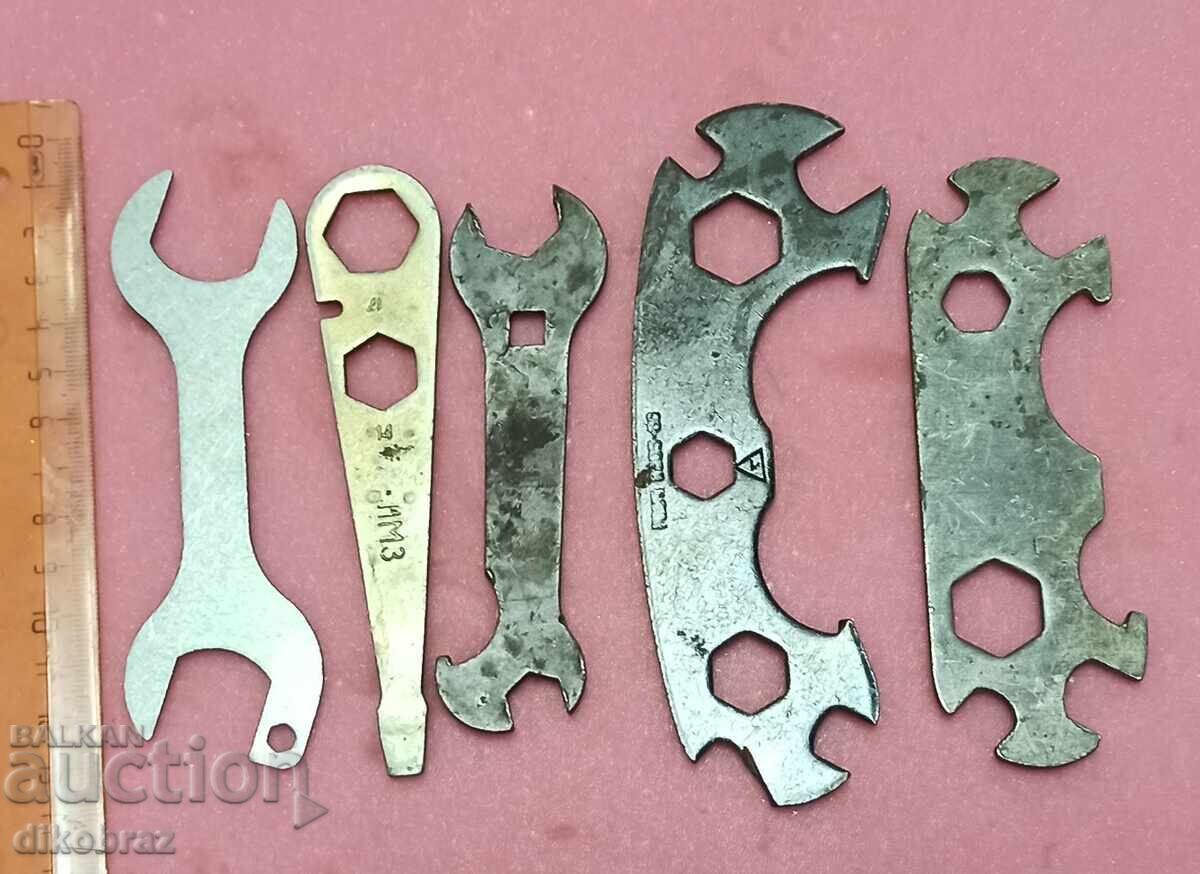 Set 5 chei pentru bicicletă - de la 1 eurocent