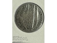 Austria silver coin 20 kreuzer 1771 Maria Theresia