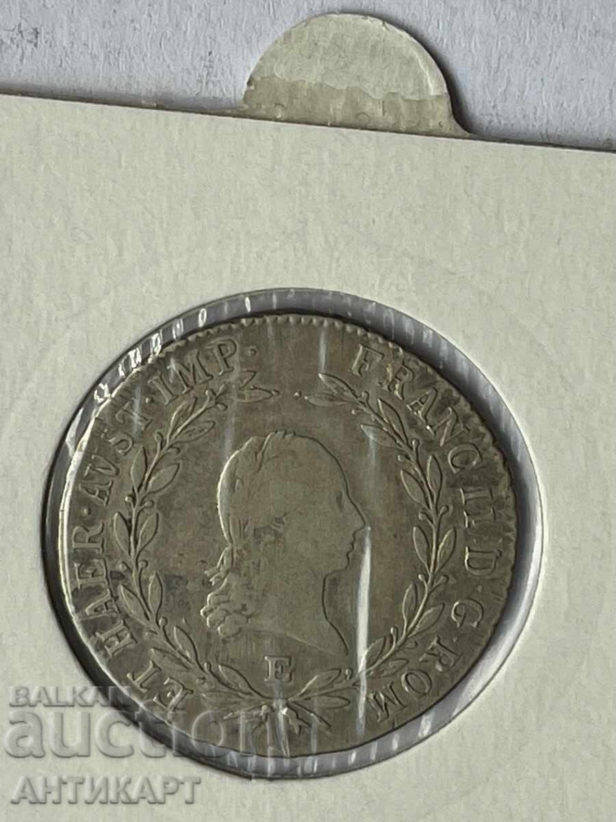 Licitație monedă de argint Austria 20 kreuzer 1805 E