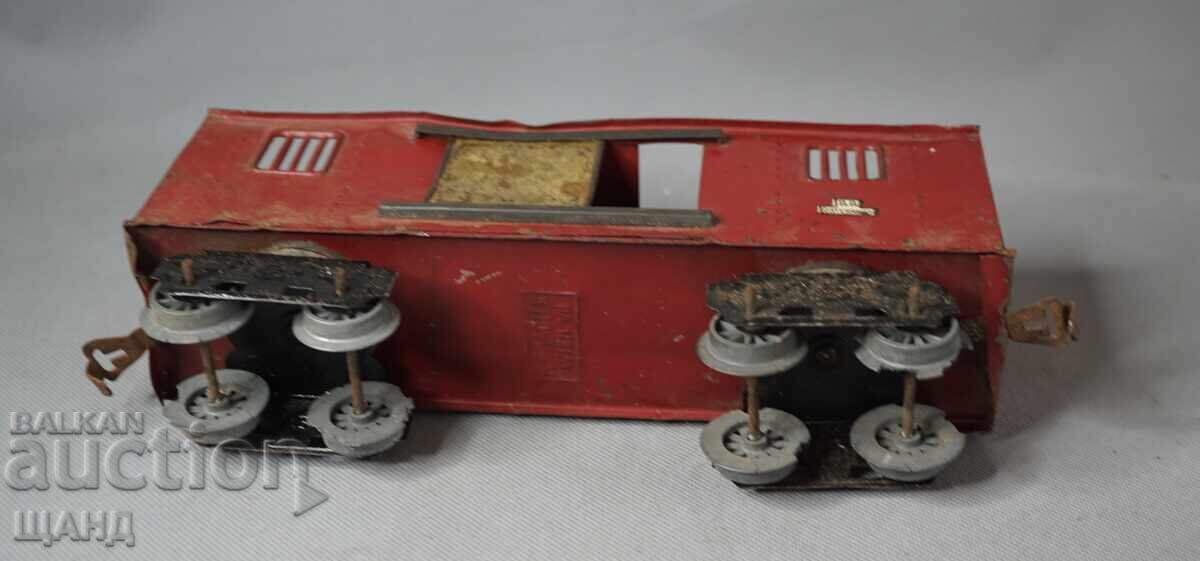 Delivery of Austria Old large metal toy freight wagon 23 cm