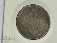 Monedă rară de argint Austria 1 florin 1879 excelentă