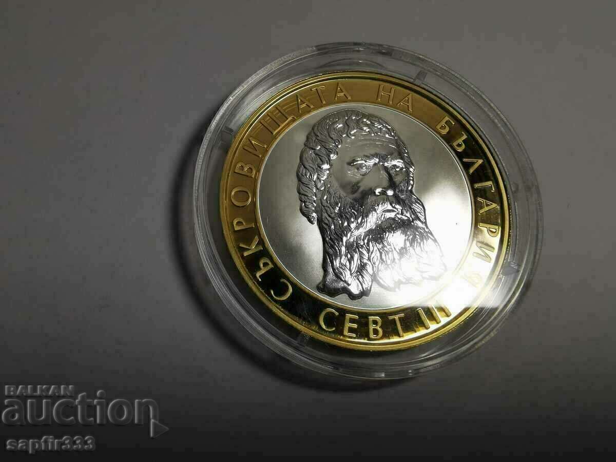 MONEDA 10 BGN 2008 SEVT III COMORILE BULGARII /c - 5