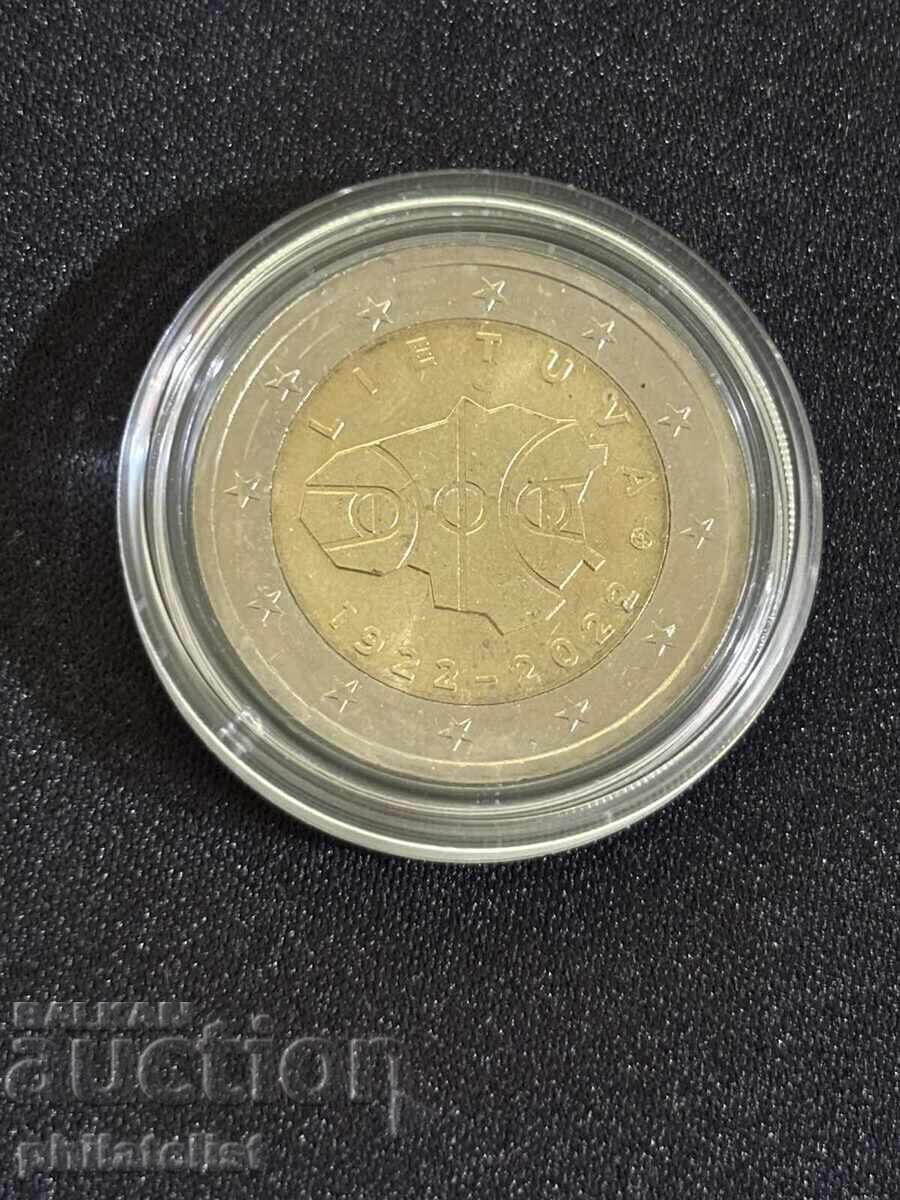 Lituania 2022 - 2 euro - 100 ani de baschet UNC