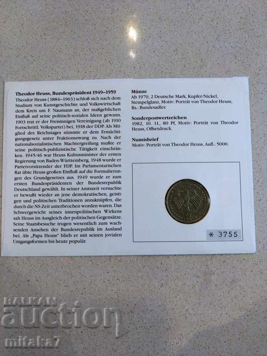 Auction  2 marks 1973, Germany
