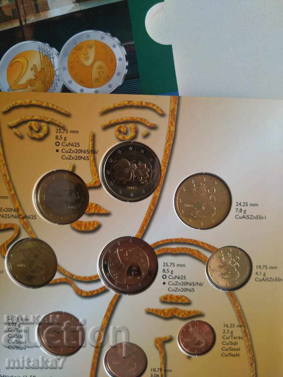 Δημοπρασία Σετ κερμάτων ευρώ 2006, Φινλανδία