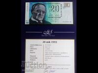 20 μάρκα 1993, Φινλανδία