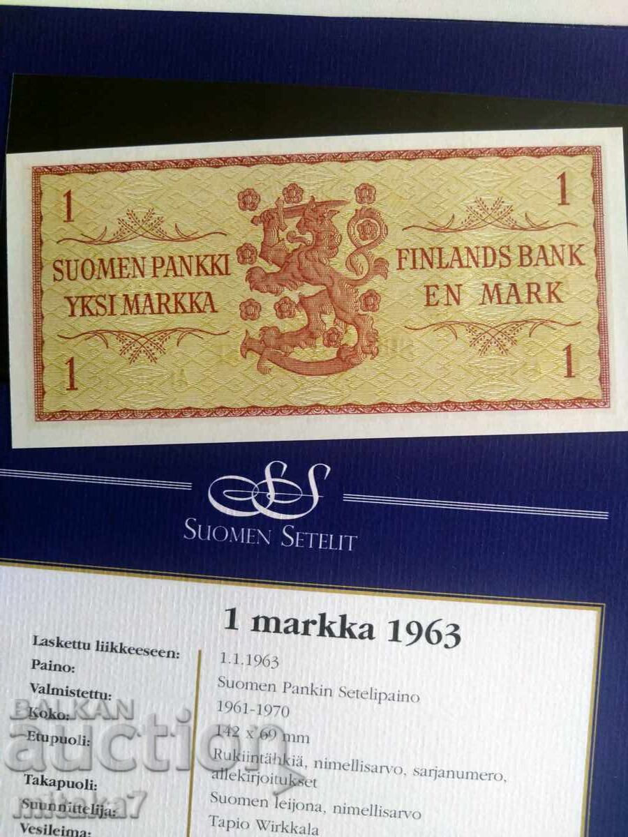 Licitație 1 marcă 1963, Finlanda