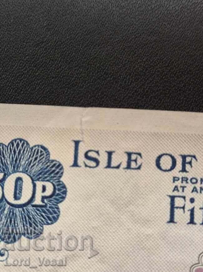Insula Man 50 Pence ND (1979) W. Dawson VF - 5