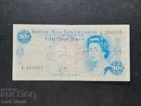 Isle of Man 50 Pence ND (1979) W. Dawson VF