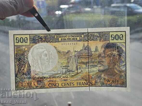 Παράδοση Γαλλικό ΤΤ 500 Φράγκα ND (2003-2007)* UNC