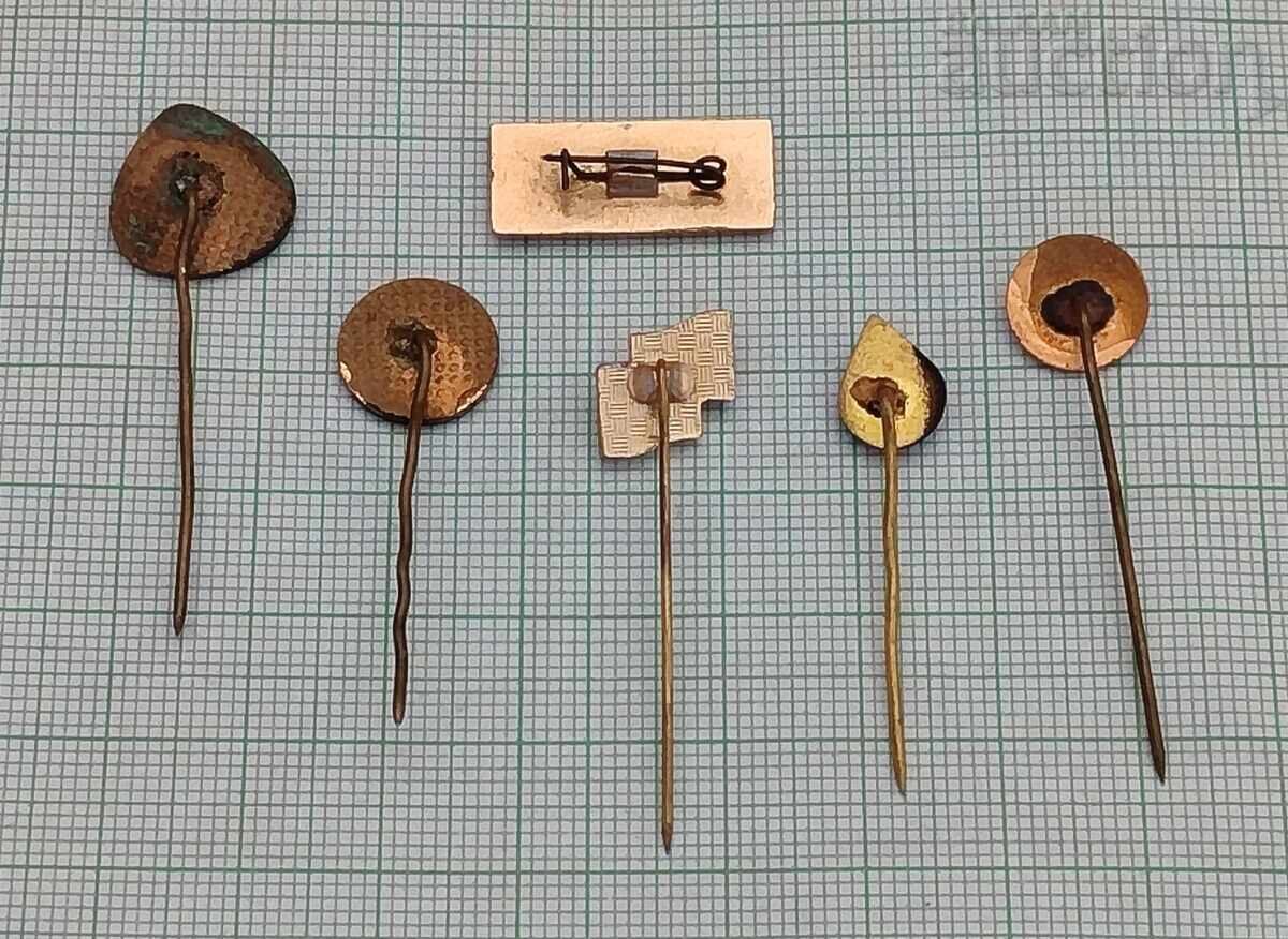 LOT 6 INSIGNE CRUCEA ROȘIE DONATOR DE SÂNGE cu preț € 5.00 | 9.78 BGN