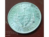 Κούβα 20 σεντάβος 1949 UNC