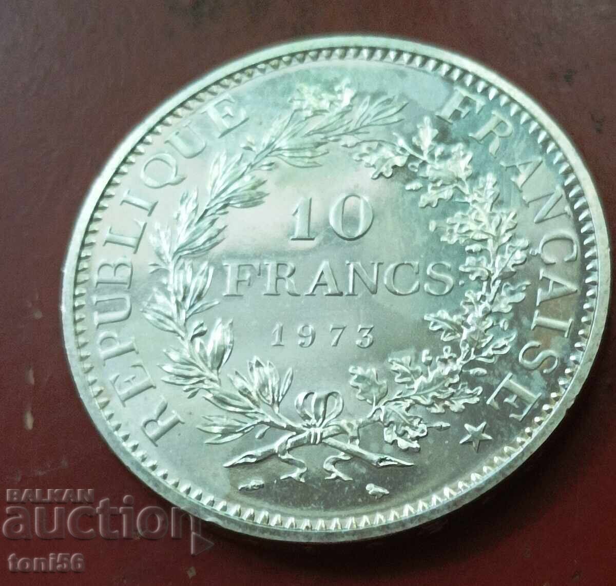 Franța 10 franci 1973 UNC
