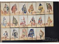 B.Z.C Lot 17 Rare Palio di Siena Postcards