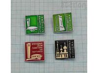 SHIPKA BUZLUDZHA BADGES LOT OF 4 PIECES