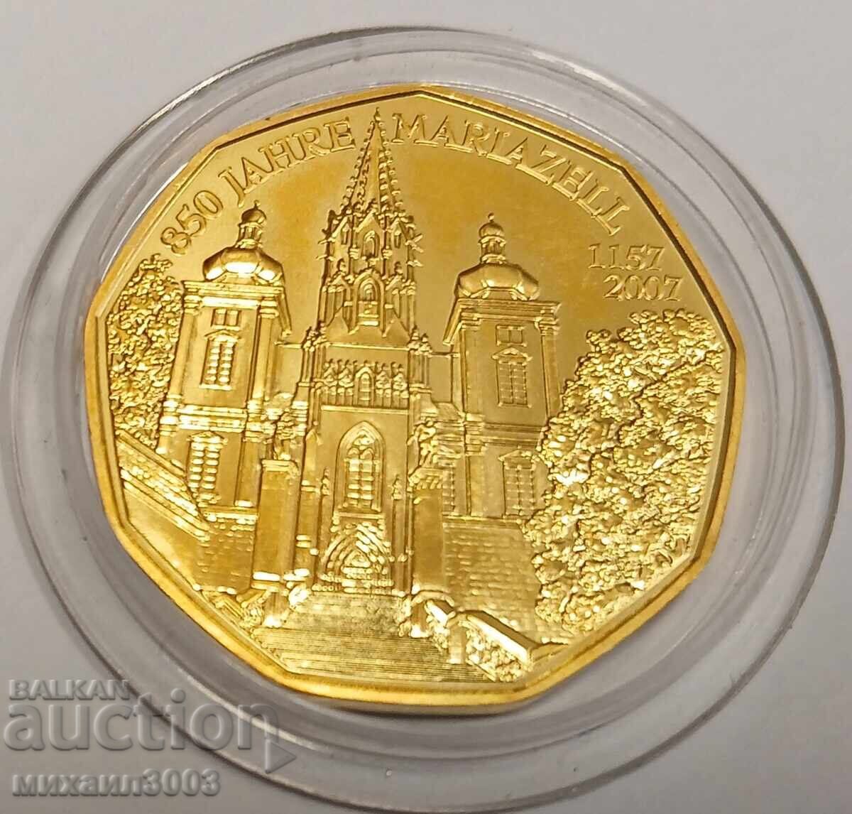Austria 5 euro 2007 argint puritate 800/1000 cu aurire, 10 grame cu preț € 40.00 | 78.23 BGN