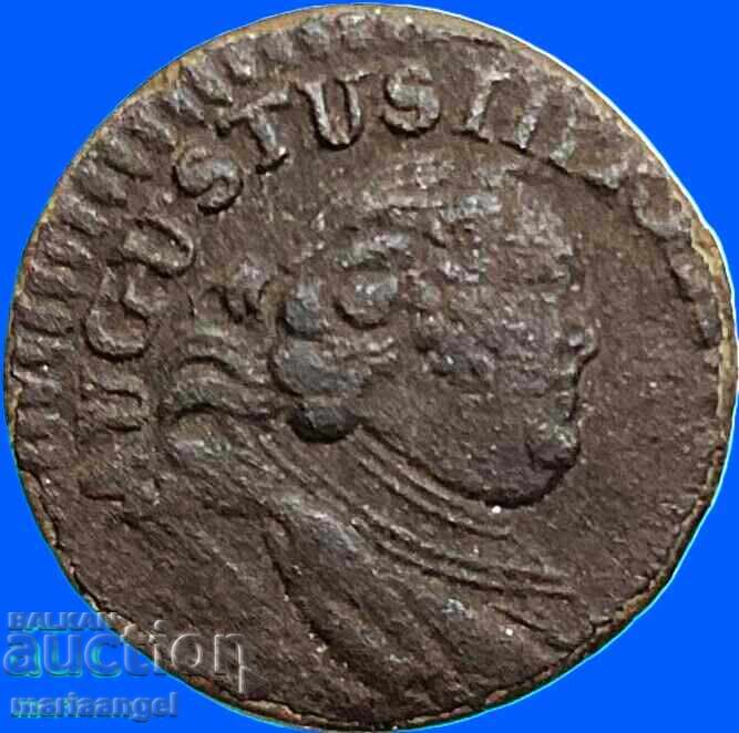 Delivery of Poland 1 Grosz 1753 August copper