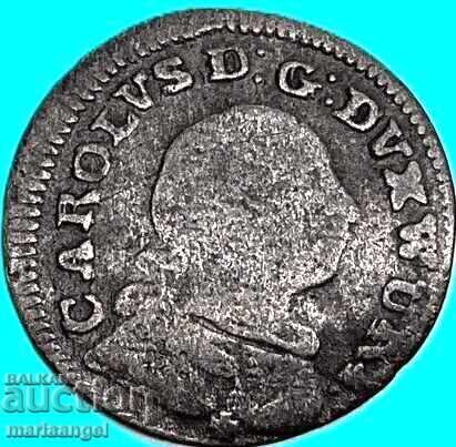 Livrarea 1 kreuzer 1769 Germania Württemberg Karl Eugen argint