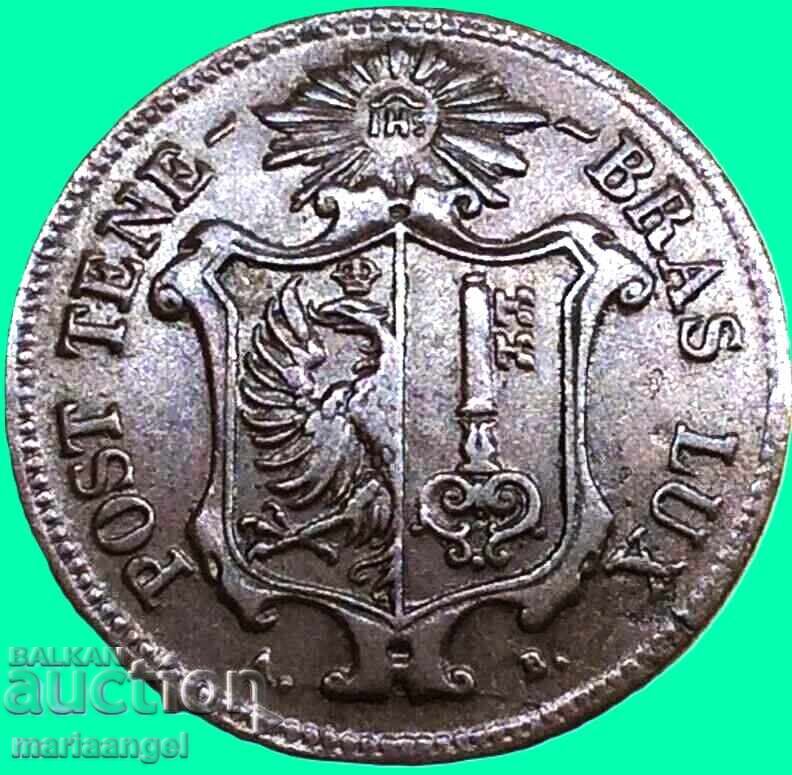 5 cenți 1847 Elveția cantonul Geneva - 7