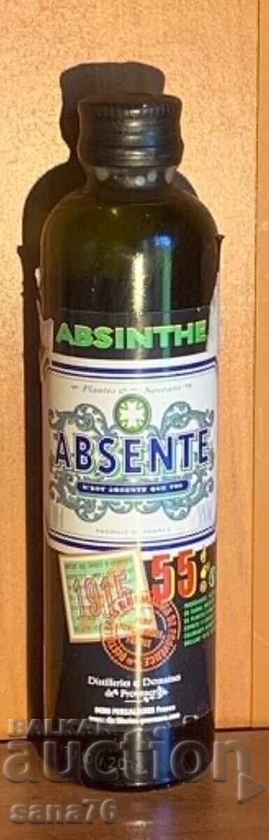 Sticlă, recipient de colecție original Absint-55% (100ml) Sticlă, recipient de colecție original Absint-55% (100ml)